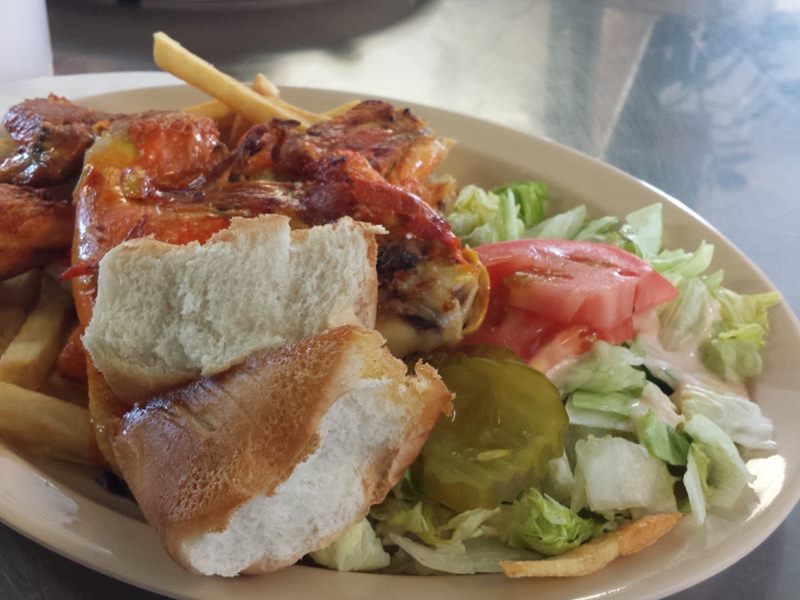 Jim's Burgers food